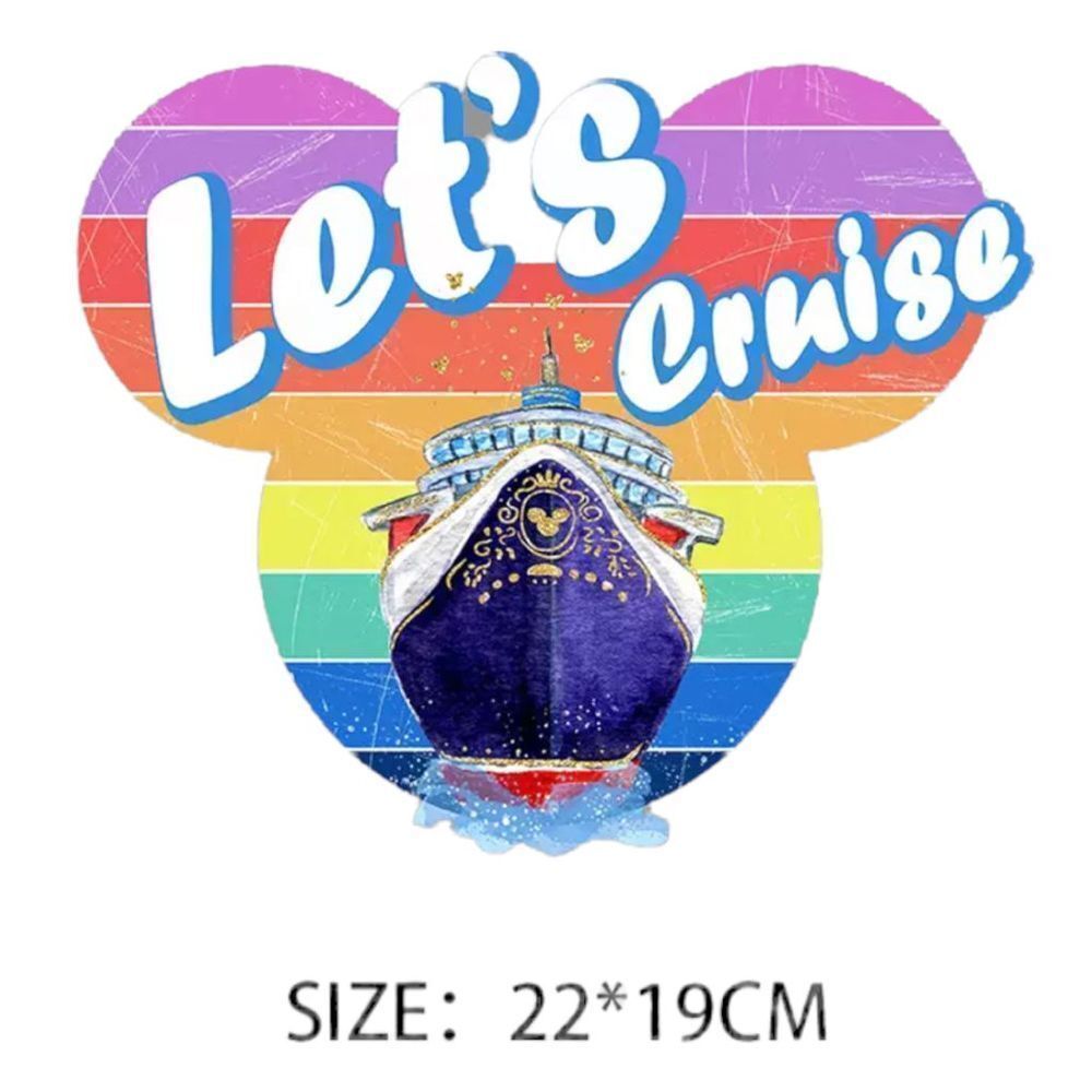 Magical Cruise HTV iron on vinyl appliqué​